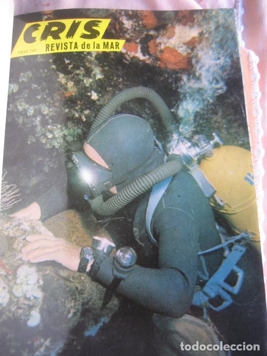 Coleccionismo deportivo: CRIS. REVISTA DE LA MAR. SUBMARINISMO. A&Ntilde;O 1963. DEL N&ordm; 48 AL 59 . ENCUADERNADO