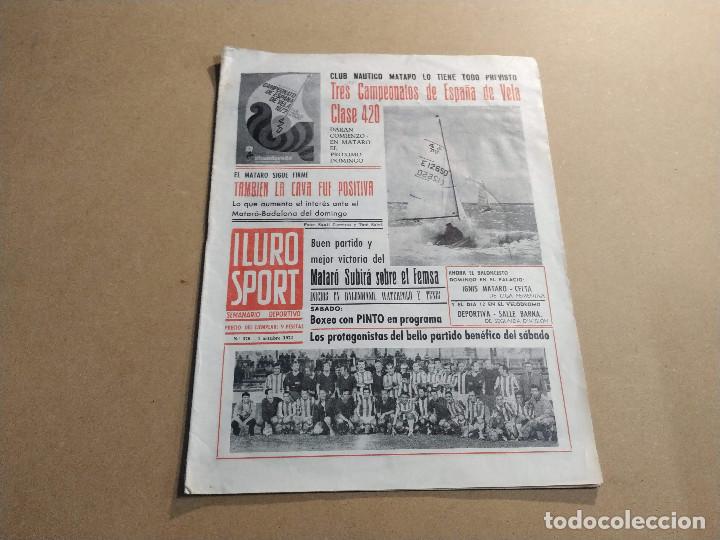 Coleccionismo deportivo: MARESME - MATAR&Oacute; - ILURO SPORT N&ordm; 376 - 4 DE OCTUBRE DE 1972