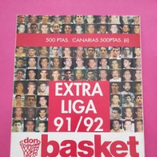 Coleccionismo deportivo: REVISTA DON BASKET EXTRA LIGA BALONCESTO 91/92 ESPECIAL GUIA TEMPORADA 1991/1992. Lote 311501253