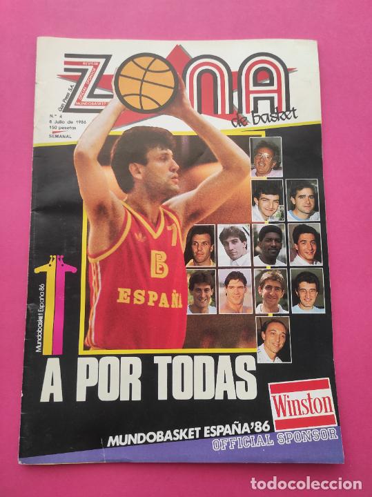 cuerda Equipar Viaje revista zona de basket nº 4 1986 mundobasket es - Compra venta en  todocoleccion