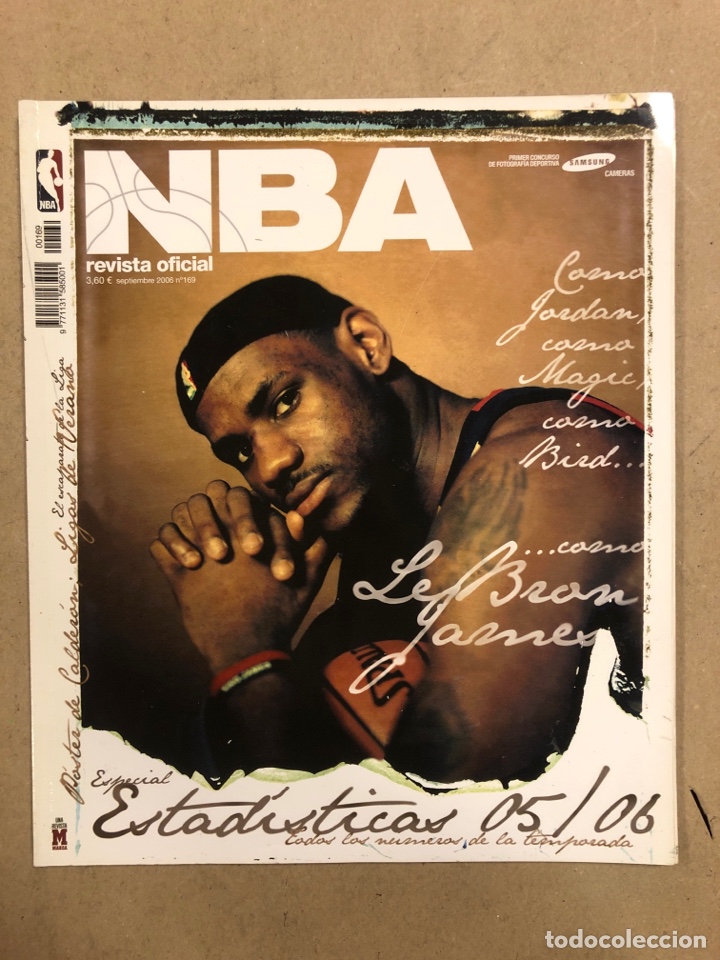 Colecionismo desportivo: REVISTA OFICIAL NBA N&deg; 159 (2006). ESPECIAL ESTAD&Iacute;STICAS 05/06, LEBRON JAMES,&hellip;