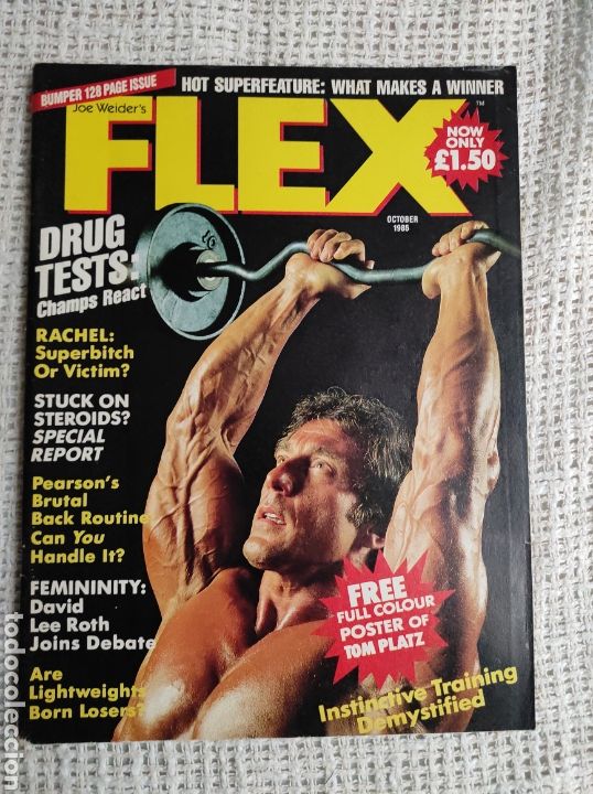 Coleccionismo deportivo: REVISTAS DE CULTURISMO - FLEX OCTOBER 1985 - EDICION USA