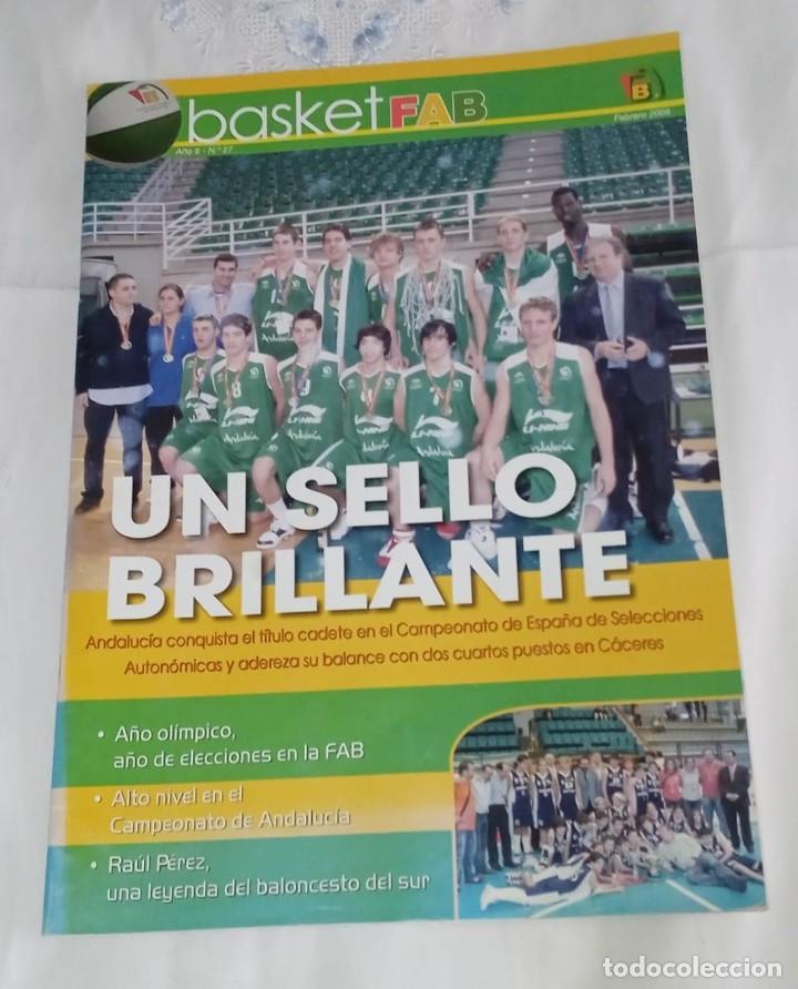 Sammelleidenschaft Sport: REVISTA BASKET FAB A&Ntilde;O 2008 N&ordm; 27 UN SELLO BRILLANTE