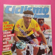 Coleccionismo deportivo: REVISTA CICLISMO A FONDO Nº 10 1986 ALVARO PINO VUELTA CICLISTA ESPAÑA 86 - POSTER ZOR-BH - KELLY