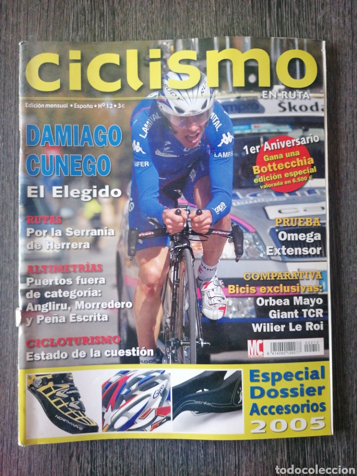 Coleccionismo deportivo: REVISTA CICLISMO EN RUTA N.&ordm; 12 2005 DAMIAGO CUNEGO. ORBEA MAYO, GIANT TCR COMPOSITE, SU&Aacute;REZ CUEVA