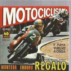 Coleccionismo deportivo: MOTOCICLISMO 445 (CIENTOS DE REVISTAS DE MOTOS DESDE 1 €)