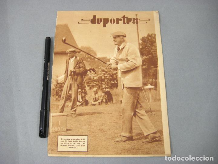 Collectionnisme sportif: REVISTA DEPORTES DE 1936