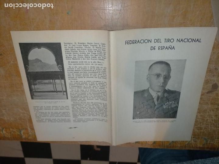 Coleccionismo deportivo: Federaci&oacute;n espa&ntilde;ola del tiro nacional de espa&ntilde;a 1950 - 8 HOJAS - 15 CARILLAS editadas