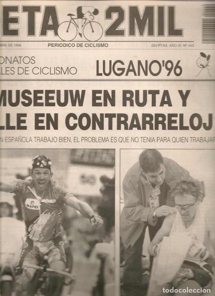 Coleccionismo deportivo: META 2MIL. CAMPEONATOS MUNDIALES DE CICLISMO. LUGANO&acute;96. 15 A 21 OCTUBRE 1996. (C/A102)