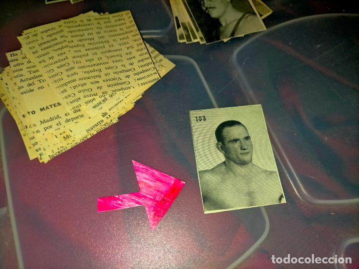 Collectionnisme sportif: RECORTE CAMPEON DEPORTIVO A&Ntilde;OS 40 - DEPORTE LUCHA - 103 PEDRO QUINTANA BENGOECHEA