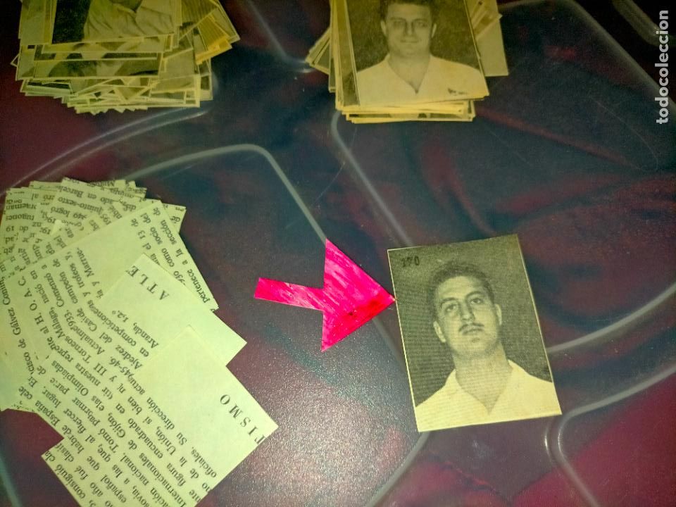 Collectionnisme sportif: RECORTE CAMPEON DEPORTIVO A&Ntilde;OS 40 - DEPORTE PELOTA &iquest; VASCA ? - 170 JORGE MATESANZ GOMEZ
