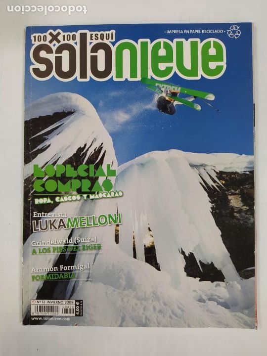 Coleccionismo deportivo: REVISTA SOLO NIEVE 100X100 ESQUI N&ordm; 53. INVIERNO 2009. TDKR69