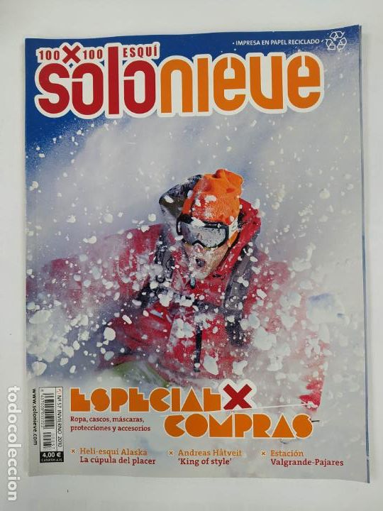 Coleccionismo deportivo: REVISTA SOLO NIEVE 100X100 ESQUI N&ordm; 57. INVIERNO 2010. TDKR69