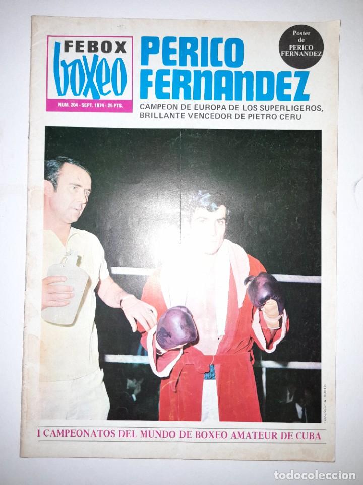REVISTA ESPAÑOLA FEBOX BOXEO Nº 204 AÑO 1974 (Coleccionismo Deportivo - Revistas y Periódicos - otros Deportes)