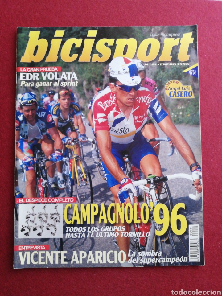 Coleccionismo deportivo: Rivista Ciclismo Bicisport N&deg;81 Enero 1996 Campanolo 96