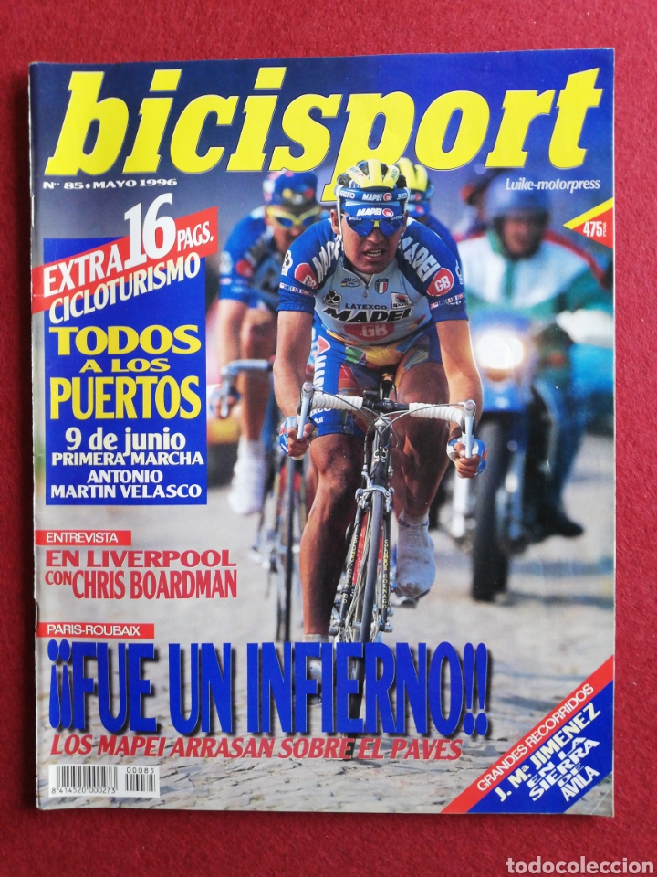 Coleccionismo deportivo: Revista Ciclismo Bicisport N&deg;85 Mayo 1996