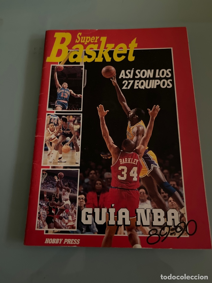 Coleccionismo deportivo: 1989 S&uacute;per Basket Gu&iacute;a NBA Michael Jordan