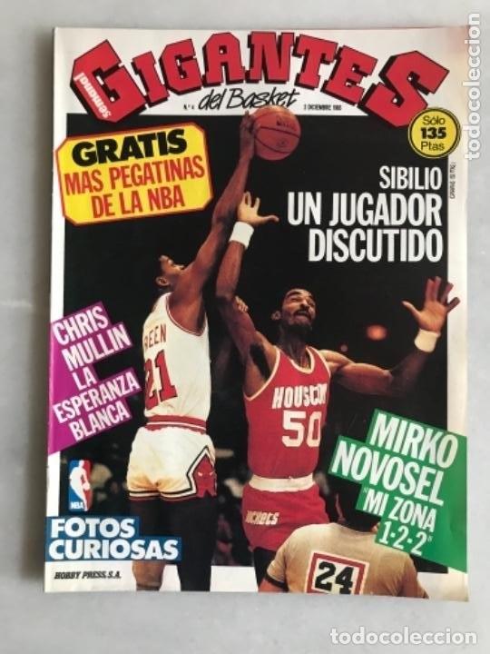 Sports collectibles: GIGANTES DEL BASKET N&ordm; 4 DICIEMBRE 1985 ( BALONCESTO ) POSTER: JUAN ANTONIO CORBALAN