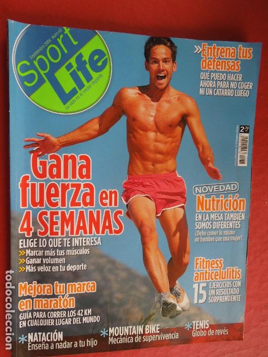 Coleccionismo deportivo: SPORT LIFE REVISTA N&ordm; 65 - 09-2004- GANA FUERZA EN 4 SEMANAS