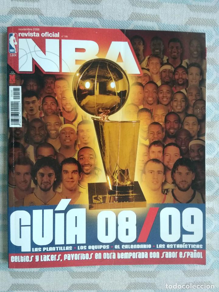Coleccionismo deportivo: REVISTA OFICIAL NBA GUIA 08 09 2008 2009