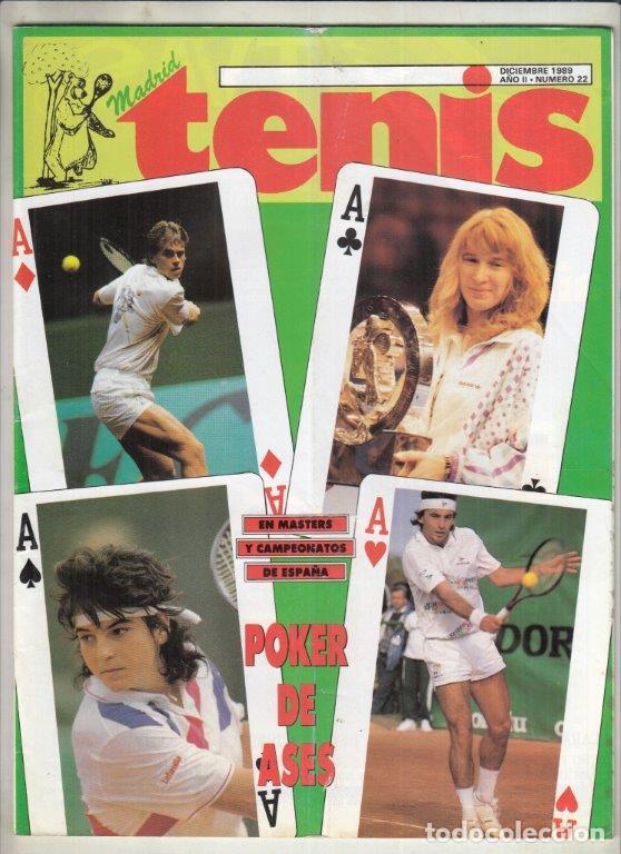Sports collectibles: REVISTA MADRID TENIS N&ordm; 22 A&Ntilde;O 1989. ARANTXA S&Aacute;NCHEZ VICARIO. EMILIO SANCHEZ. MASTER DE NUEVA YORK.