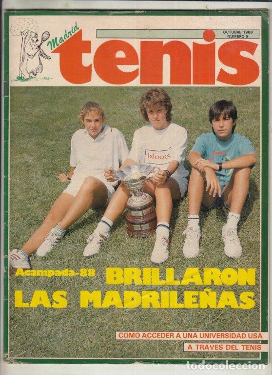 Sammelleidenschaft Sport: REVISTA MADRID TENIS N&ordm; 9 A&Ntilde;O 1988. ACAMPADA 88 BRILLARON LAS MADRILE&Ntilde;AS.
