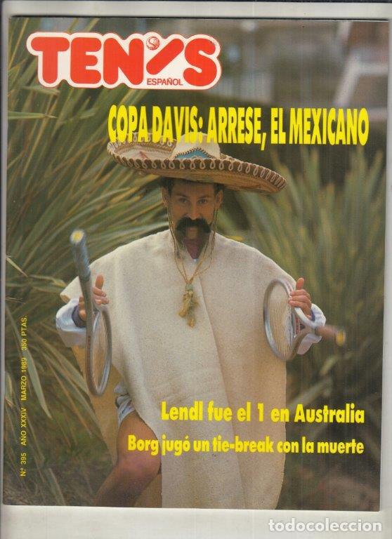 Collectionnisme sportif: REVISTA TENIS ESPA&Ntilde;OL N&ordm; 395 A&Ntilde;O 1989. IVAN LENDL FUEL EL 1 EN AUSTRALIA. ARRESE. FERNANDO LUNA.
