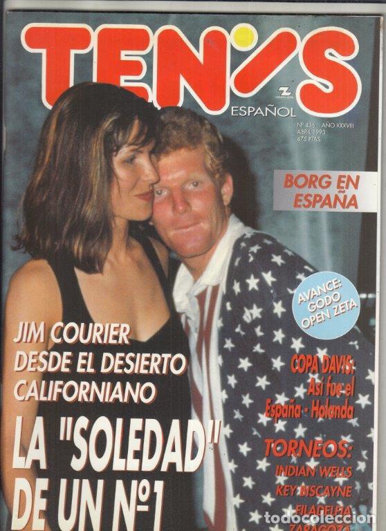 Collectionnisme sportif: REVISTA TENIS ESPA&Ntilde;OL N&ordm; 436 A&Ntilde;O 1993. JIN COURIER. KEY BISCAYNE. BJORN BORG. COPA DAVIS.