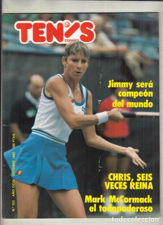 Collectionnisme sportif: REVISTA TENIS ESPA&Ntilde;OL N&ordm; 322 A&Ntilde;O 1982. RIGGS. US OPEN DI&Aacute; A D&Iacute;A. MARK MCCOMACK.