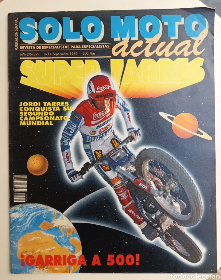 Coleccionismo deportivo: Revista Solo Moto 1989 - n&deg; 696 (35/89) 8/14 septiembre
