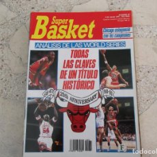 Collezionismo sportivo: SUPER BASKET Nº 87, 1991, POSTER CHICAGO CAMPEON 90-91, TODAS LAS CLAVES DE UN TITULO HISTORICO. Lote 347896903