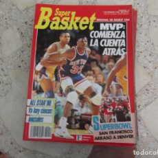 Collezionismo sportivo: SUPER BASKET Nº 18, 1990, POSTER CHARLES SMITH, NBA JORNADA A JORNADA, BUCK WILLIAMS,. Lote 347902508