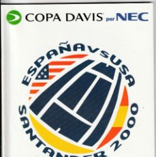 Collezionismo sportivo: REVISTA DE LA COPA DAVIS SANTANDER AÑO 2.000