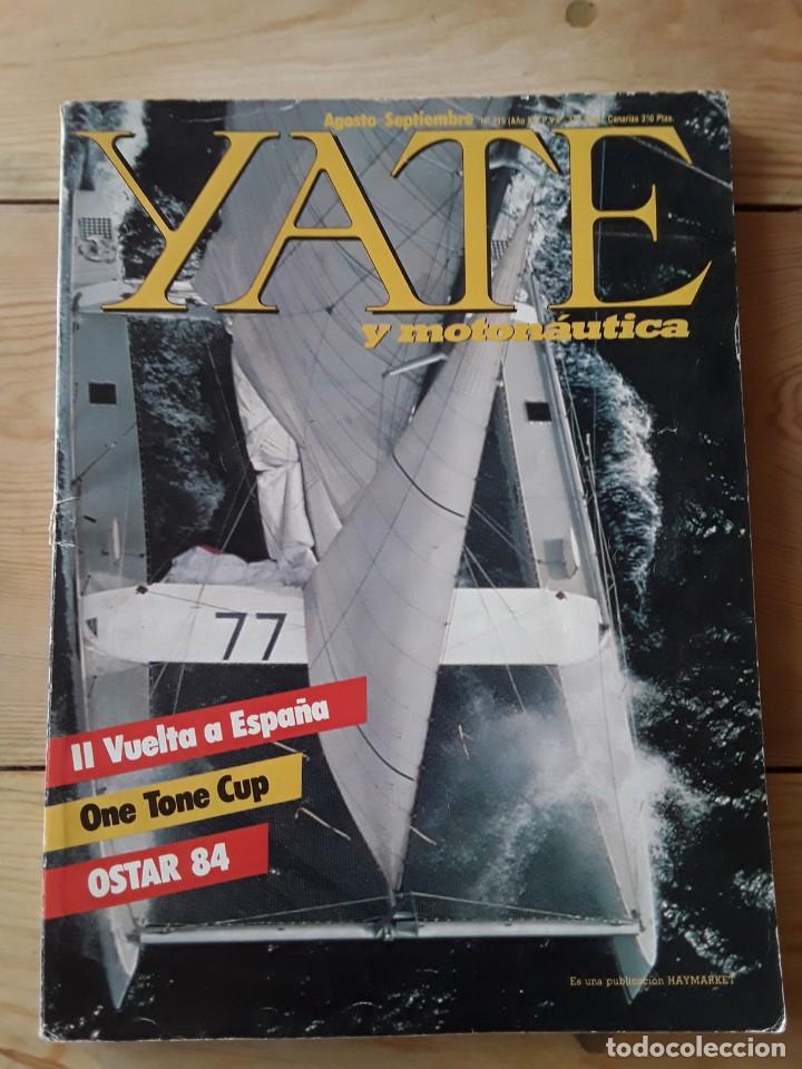 Coleccionismo deportivo: Yate y moton&aacute;utica. Agosto- Septiembre 1984