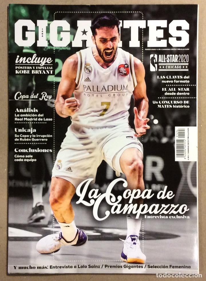 Collectionnisme sportif: GIGANTES DEL BASKET N&deg; 1494 (2020). ALLS STAR CHICAGO, FACUNDO CAMPAZZO, LOLO SAINZ,...