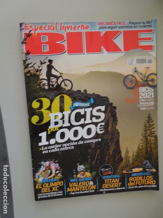Coleccionismo deportivo: BIKE REVISTA CICLISMO N&ordm; 344- 12-2020-01-2021 - BICIS POR 1000 EUROS