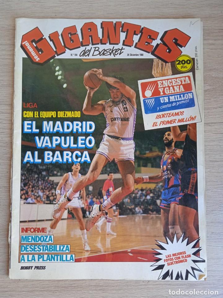 Coleccionismo deportivo: REVISTA GIGANTES DEL BASKET, N&ordm; 164