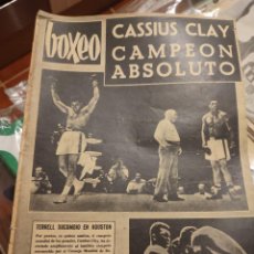Coleccionismo deportivo: BOXEO REVISTA N º 114 - MARZO 1967 CASSIUS CLAY CAMPEON ABSOLUTO. Lote 360357935