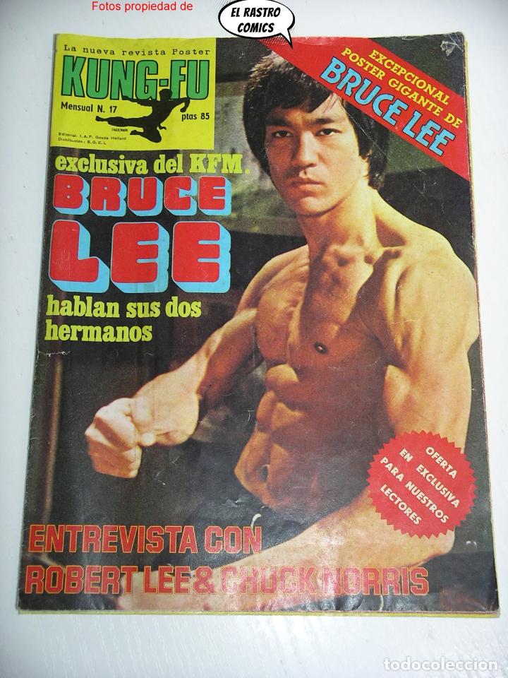 Coleccionismo deportivo: Kung Fu n&ordm; 17 La nueva revista poster Bruce Lee 1975 artes marciales magazine, DIFICIL, A7