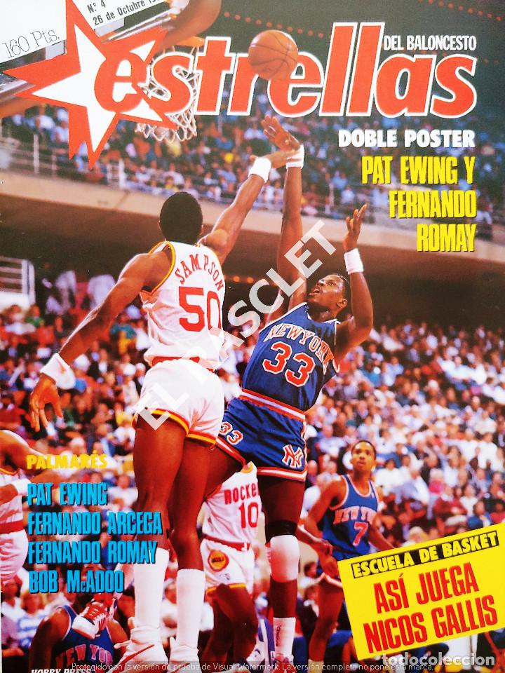 Sammelleidenschaft Sport: ESTRELLAS DEL BALONCESTO - N&ordm; 4 - OCTUBRE 1987 - EDITADA POR HOBBY PRESS