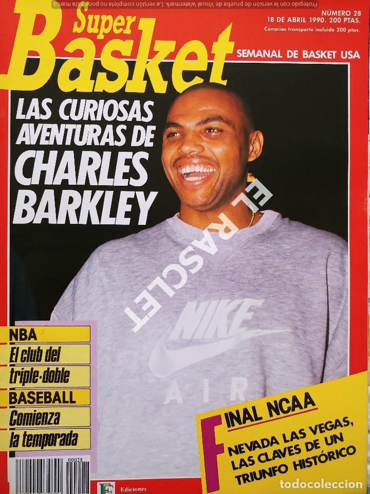 Sammelleidenschaft Sport: SUPER BASKET - EDICIONES FUTURO - REVISTA N&ordm; 28 - ABRIL 1990