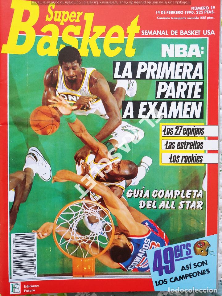 Sammelleidenschaft Sport: SUPER BASKET - EDICIONES FUTURO - REVISTA N&ordm; 19 - FEBRERO 1990