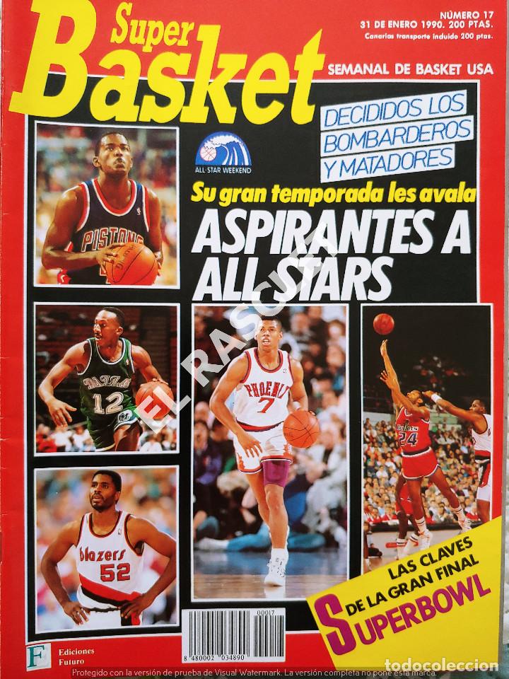 Sammelleidenschaft Sport: SUPER BASKET - EDICIONES FUTURO - REVISTA N&ordm; 17 - ENERO 1990