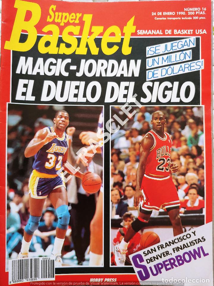 Sammelleidenschaft Sport: SUPER BASKET - EDICIONES FUTURO - REVISTA N&ordm; 16 - ENERO 1990