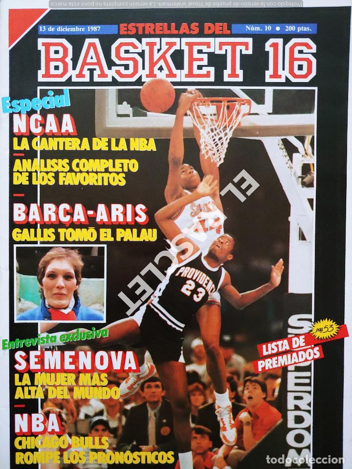 Sammelleidenschaft Sport: ESTRELLAS DEL BASKET 16 - REVISTA N&ordm; 10 - DICIEMBRE 1987