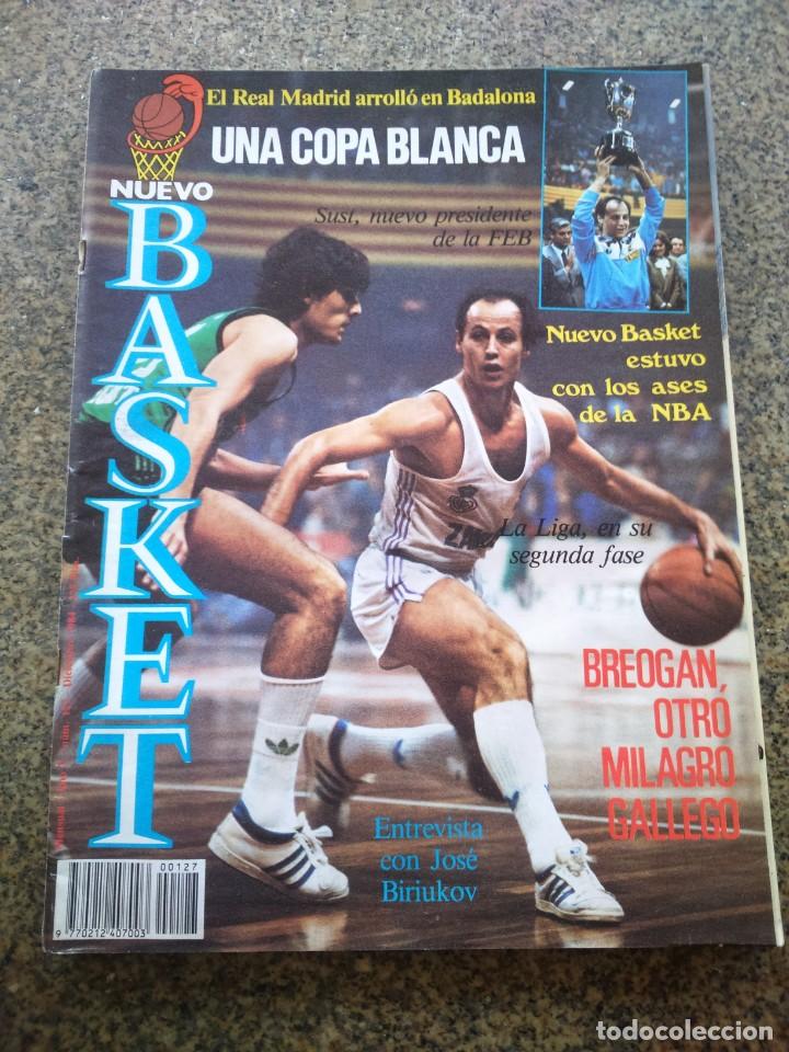 Sammelleidenschaft Sport: REVISTA NUEVO BASKET - N&ordm; 127 - DICIEMBRE 1984 - UNA COPA BLANCA -- ENTREVISTA BIRIUKOV -- BREOGAN -