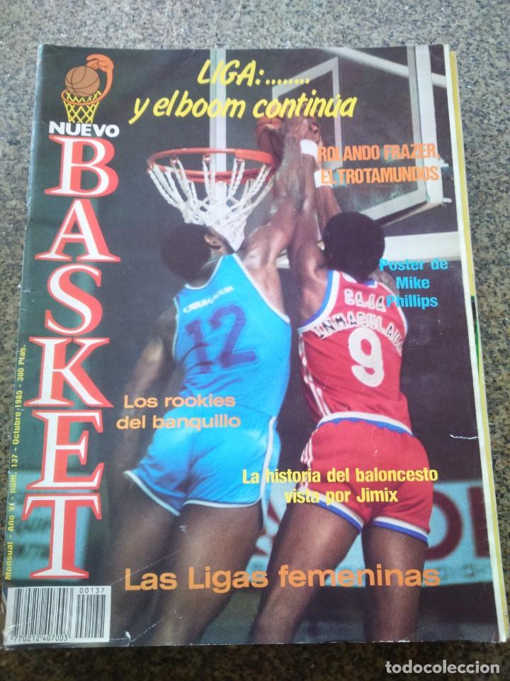 Sammelleidenschaft Sport: REVISTA NUEVO BASKET - N&ordm; 137 -- 1985 -- POSTER MIKE PHILLIPS -