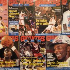 Coleccionismo deportivo: REVISTAS ''GIGANTES DEL BASKET'' - HAKEEM OLAJUOWN & HOUSTON ROCKETS - CAMPEONES NBA DE 1994 Y 1995. Lote 364988801