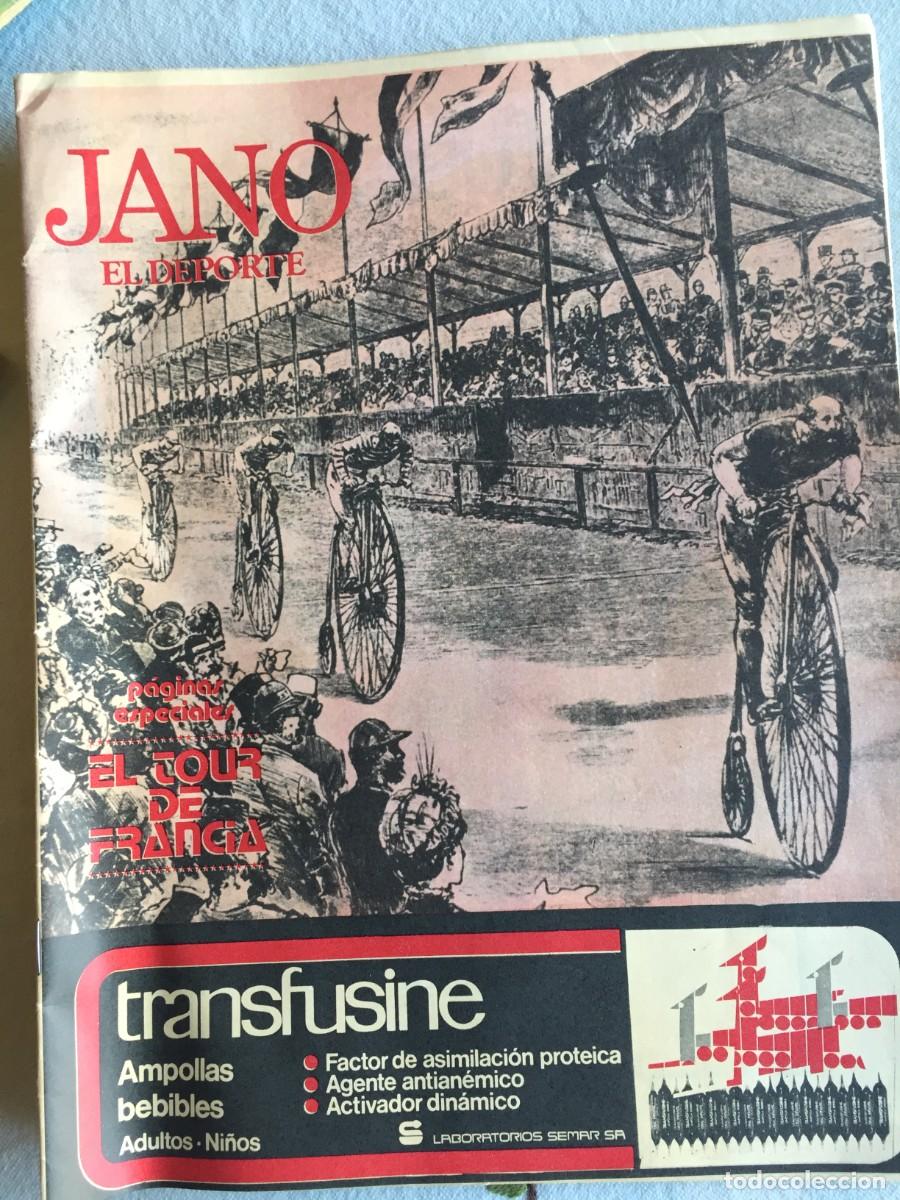 Coleccionismo deportivo: JANO EL DEPORTE EL TOUR DE FRANCIA REVISTA DE LABORATORIOS SEMAR