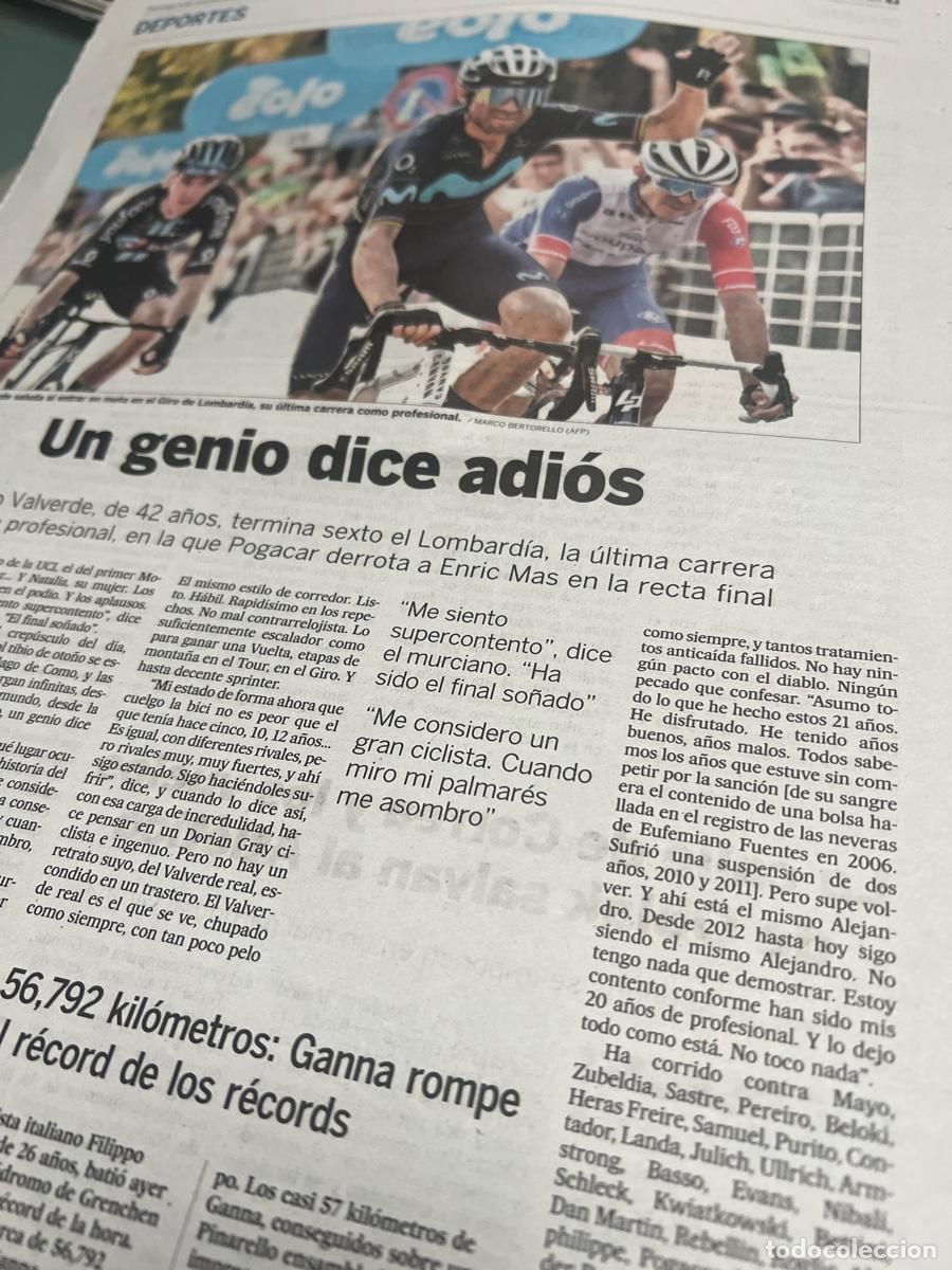 Coleccionismo deportivo: Dossier ALEJANDRO VALVERDE. Ciclismo.